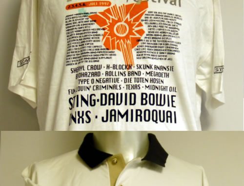 Sting Tour & Crew Shirts