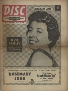 Disc Music Newspaper from 1959