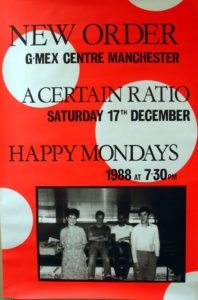 Joy Division 1980 Concert A3 VINTAGE BAND POSTERS Music Rock Old Advert #ob