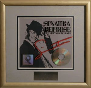 Sinatra Reprise - The Very Good Years Official US RIAA certified GOLD LP for sales of more than 500,000 copies 
