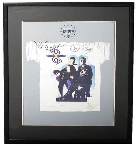 U2+Zooropa+93+-+autographed+print+252337