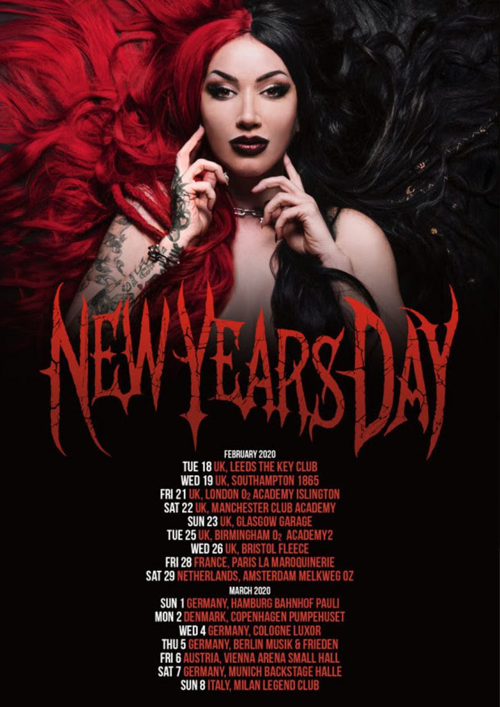 New Years Day Announce Uk And Europe 2020 Tour – Record Collecting Vinyl &amp; CD New, Rare, Reissue