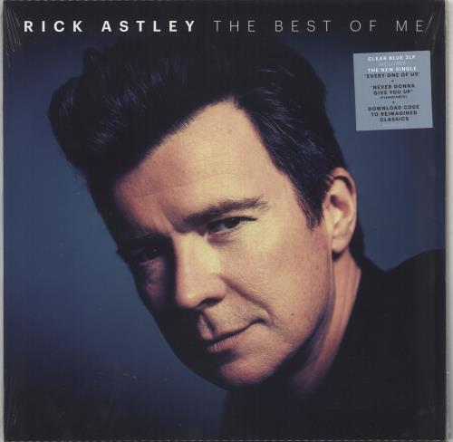 Future Collectables: Rick Astley The Best Of Me 2019 Blue Vinyl Double ...